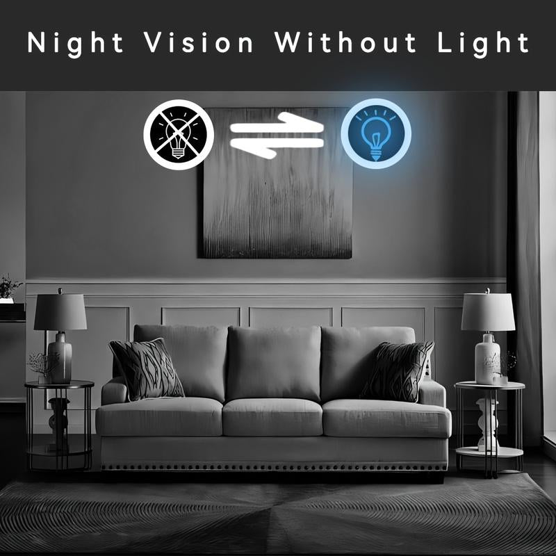 X5 Smart Wireless Indoor Security Camera with 720P HD Video, Voice Control & Anti-Theft Alerts — App-Enabled Home Monitoring