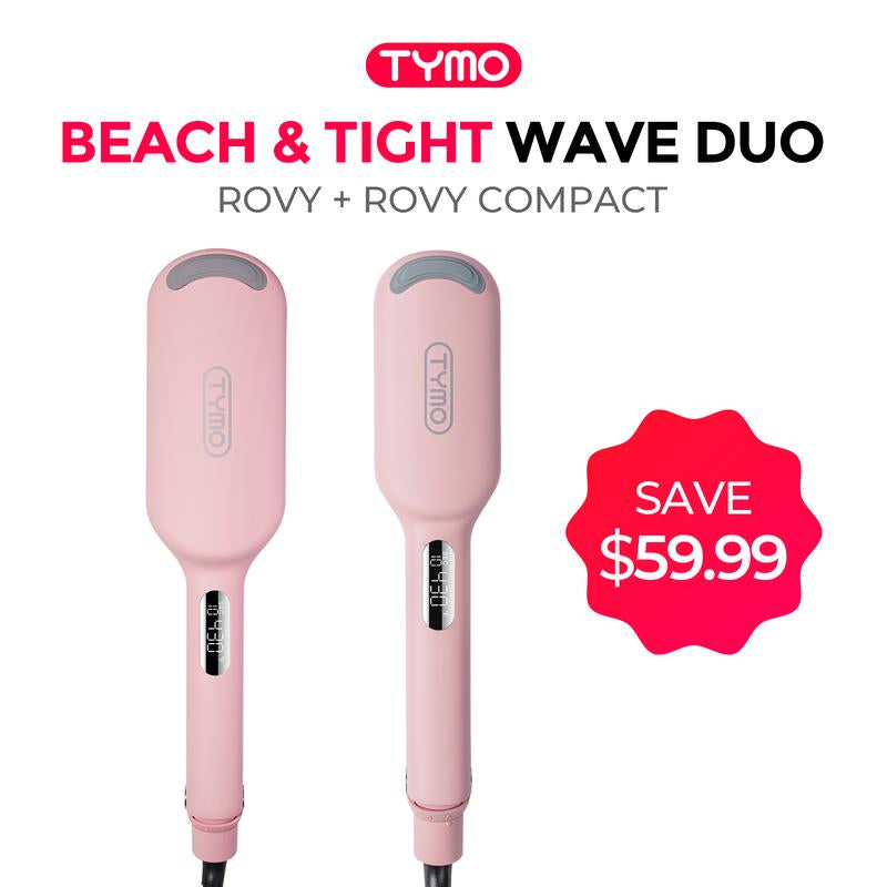 TYMO ROVY WaveCraft™ Compact 1.0" Deep Hair Waver – Ionic Ceramic Smoothing for Soft Mermaid & Hollywood Waves, Ideal for Everyday Styling & Gifting