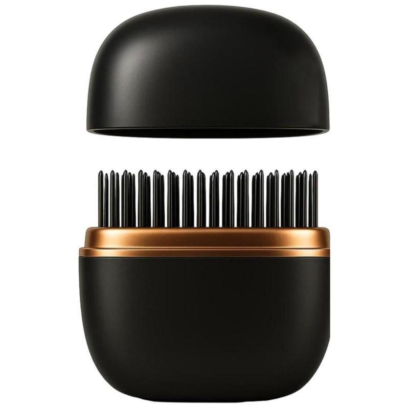 Portable 2-in-1 Cordless Hair Straightener and Heated Comb - Rechargeable Travel Essential and Anti-Frizz Styling Tool for Home and On-the-Go Use