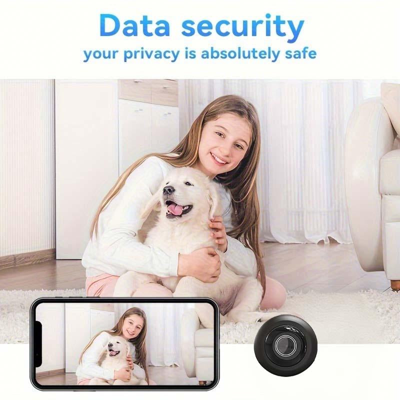 X5 Smart Wireless Indoor Security Camera with 720P HD Video, Voice Control & Anti-Theft Alerts — App-Enabled Home Monitoring
