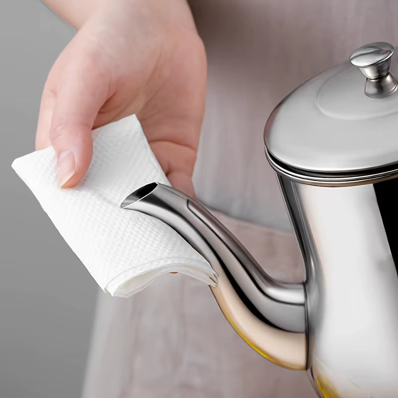 Premium Stainless Steel Oil Dispenser with Built-In Grease Filter and Precision Pour Spout – Rustproof for Home and Professional Kitchens