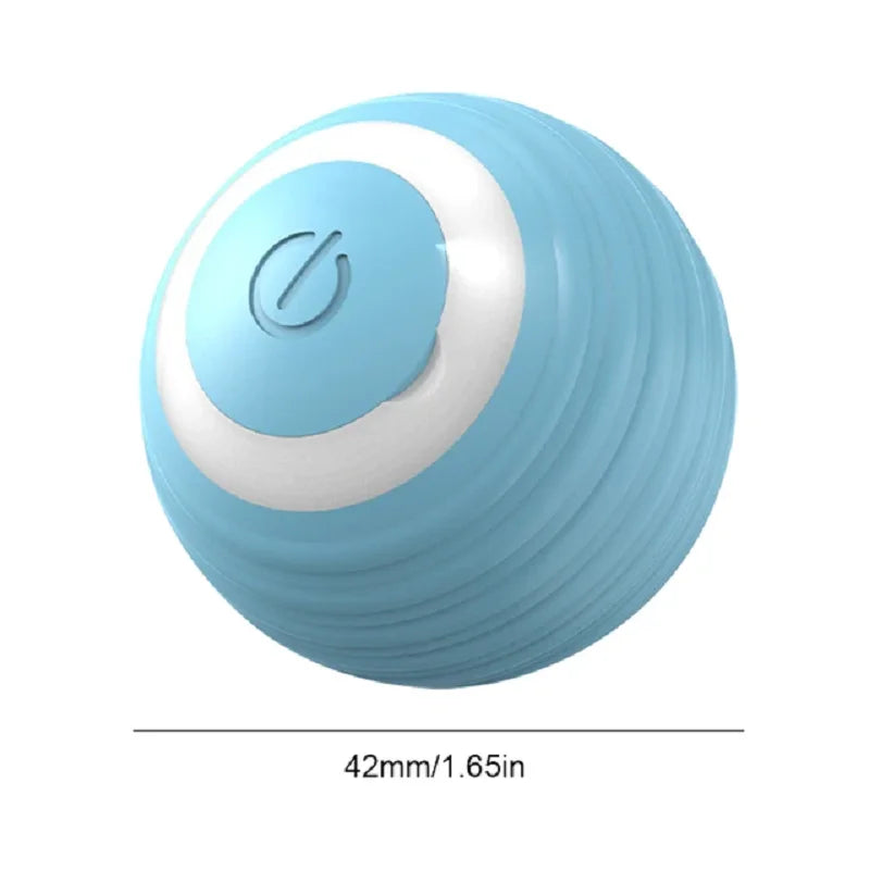 Electric Interactive Cat Toy – Rechargeable Automatic Rolling Ball with Teaser Bird and Smart Sensor for Active Play