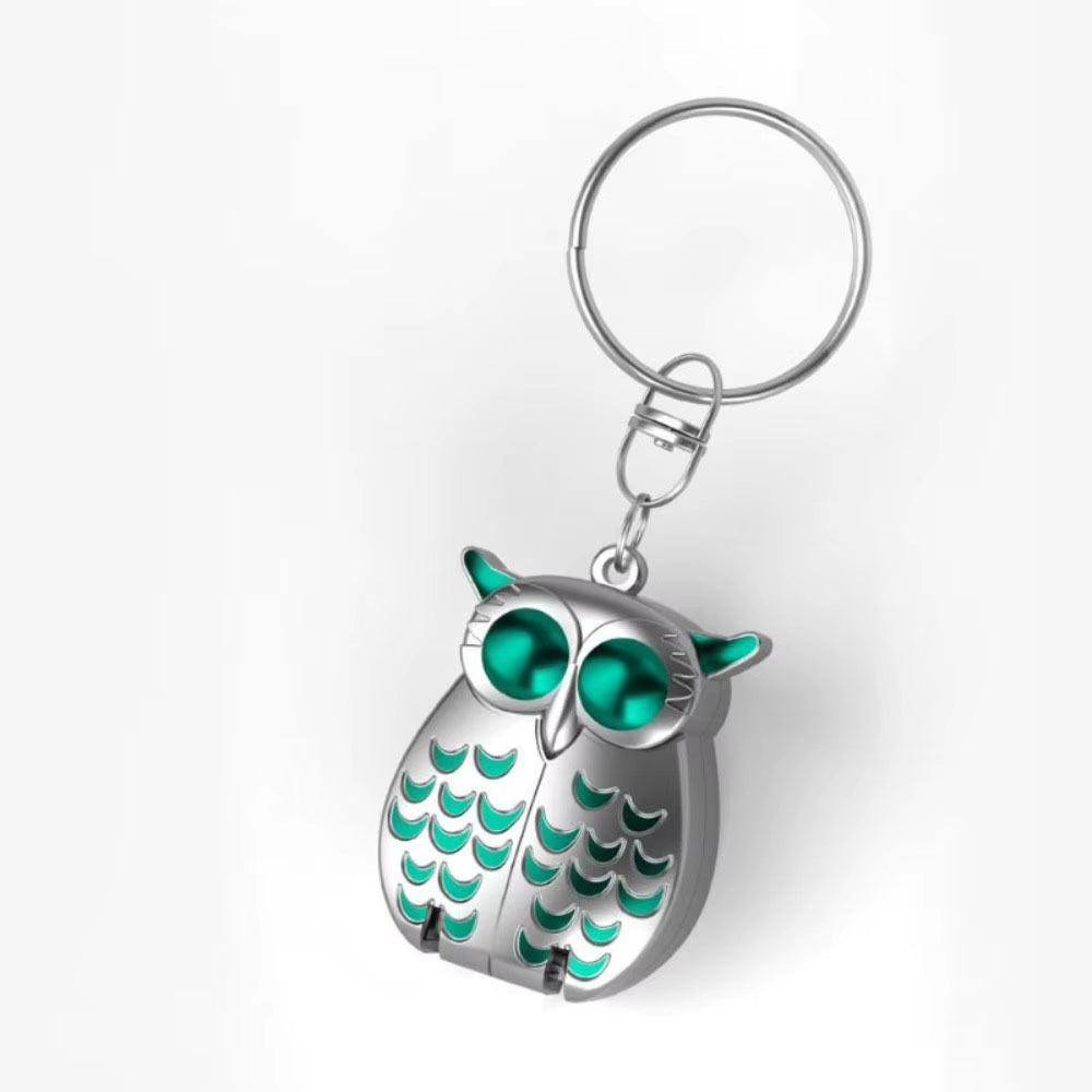 Owl-Shaped Stainless Steel Nail Clipper Keychain – Premium Portable Mini Folding Design