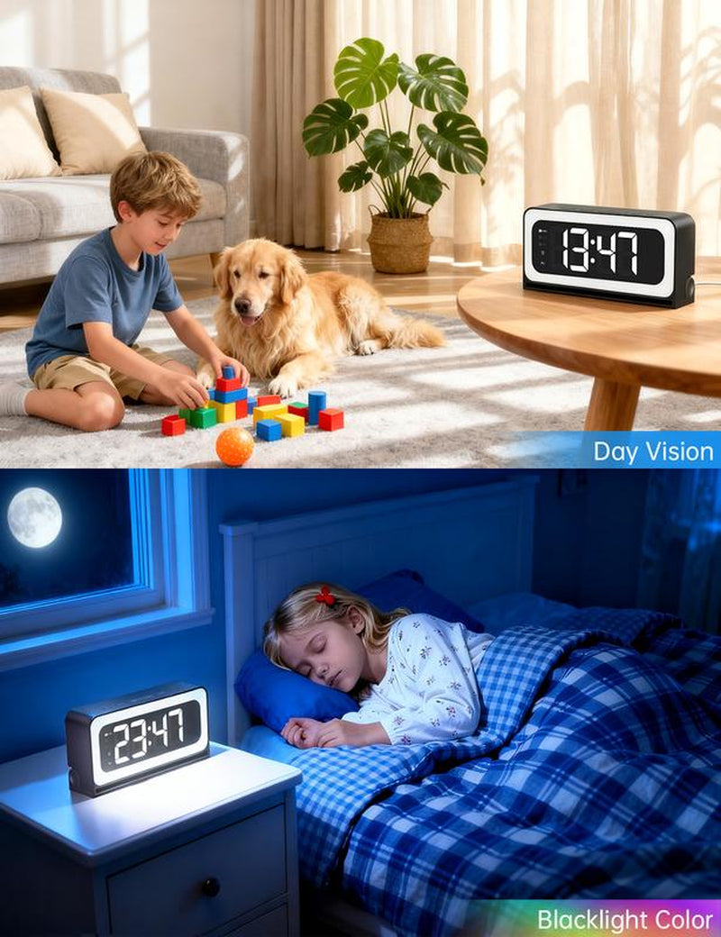 1080P Hidden WiFi Camera Clock with Night Vision & Motion Detection — Smart Real-Time Security Monitoring
