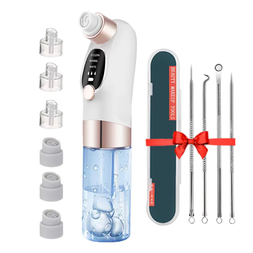 Professional Water-Cycle Blackhead Remover & Pore Vacuum – USB Rechargeable Deep-Cleansing Acne Treatment Device