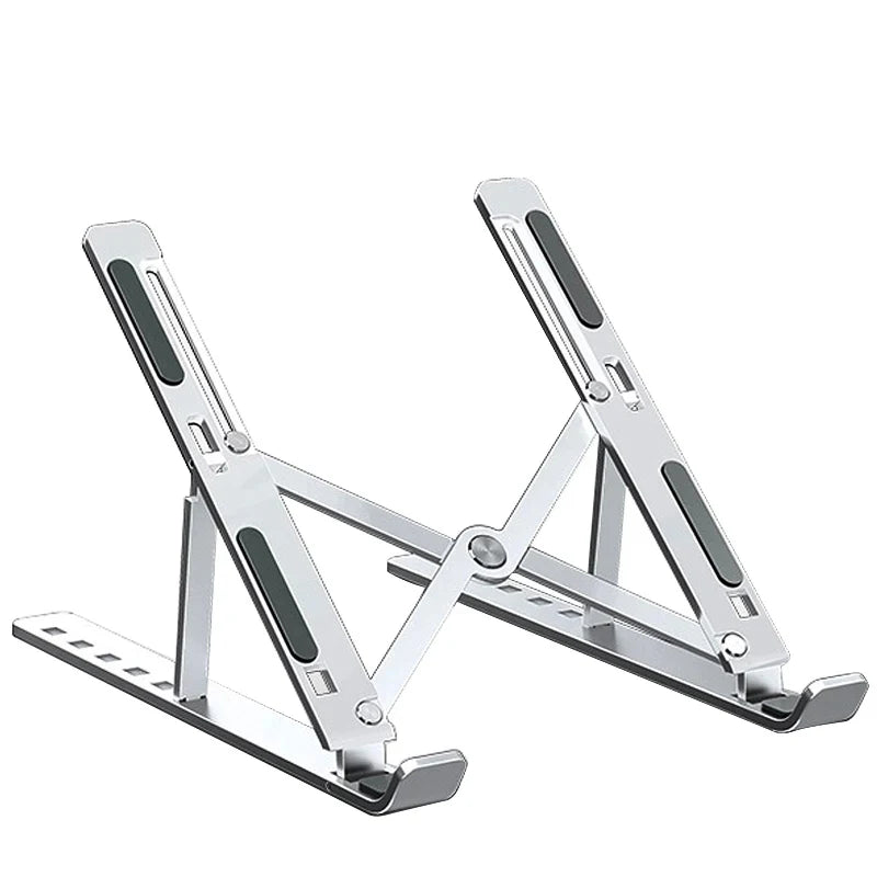 Premium Adjustable Aluminum Laptop Stand – Ergonomic, Portable & Non-Slip Cooling Design for Work, Travel & Study