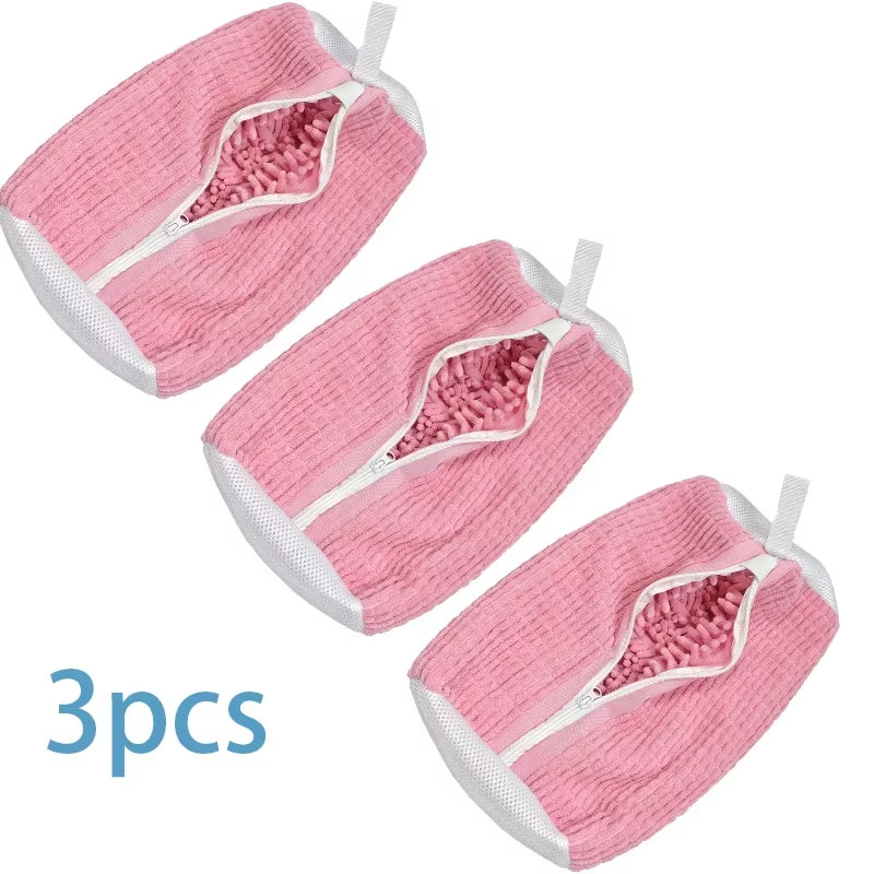 360° Deep Cleaning Shoe Washing Bag – Durable Zippered Mesh Protector for Sneakers, Tennis Shoes & Boots, Available in 1/2/3-Pack Sets