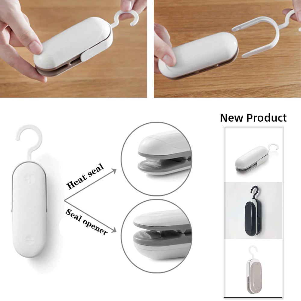 Portable Thermal Bag Sealing Machine – Mini Kitchen Sealer for Snacks, Chips, and Food Bags