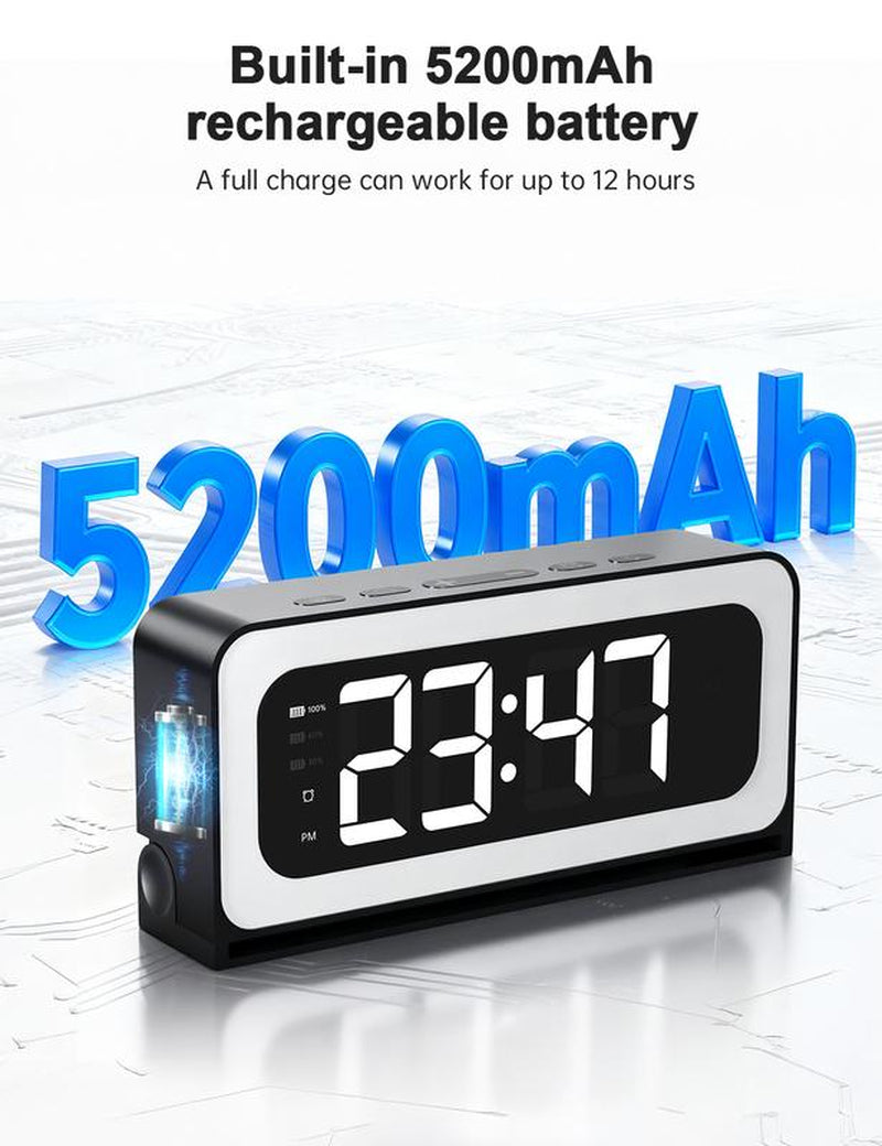 1080P Hidden WiFi Camera Clock with Night Vision & Motion Detection — Smart Real-Time Security Monitoring