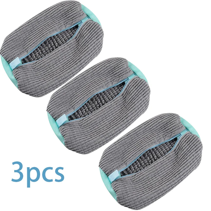 360° Deep Cleaning Shoe Washing Bag – Durable Zippered Mesh Protector for Sneakers, Tennis Shoes & Boots, Available in 1/2/3-Pack Sets