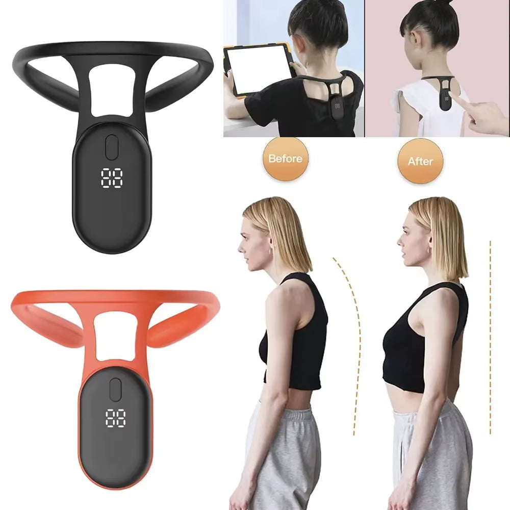Smart Posture Corrector with Vibrating Reminder for Back & Neck Alignment – Adjustable Ergonomic Support for Adults & Children, Improve Posture & Reduce Slouching