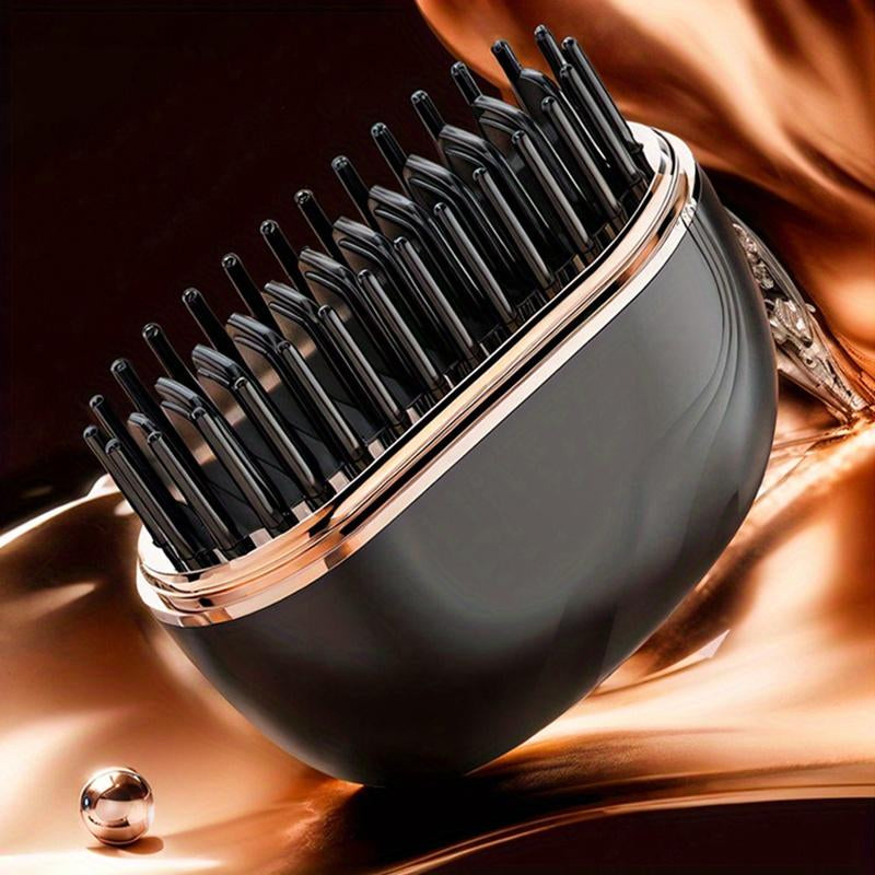 Portable 2-in-1 Cordless Hair Straightener and Heated Comb - Rechargeable Travel Essential and Anti-Frizz Styling Tool for Home and On-the-Go Use