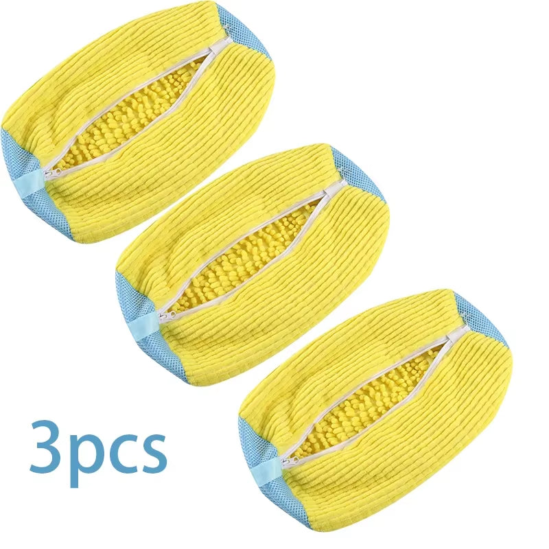 360° Deep Cleaning Shoe Washing Bag – Durable Zippered Mesh Protector for Sneakers, Tennis Shoes & Boots, Available in 1/2/3-Pack Sets