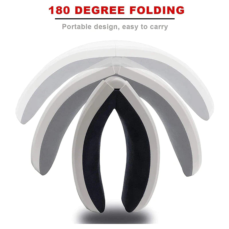 Smart 4D Eye Massager for Migraines, Headaches & Eye Fatigue – Heated, Vibration, Bluetooth Music for Relaxation & Stress Relief