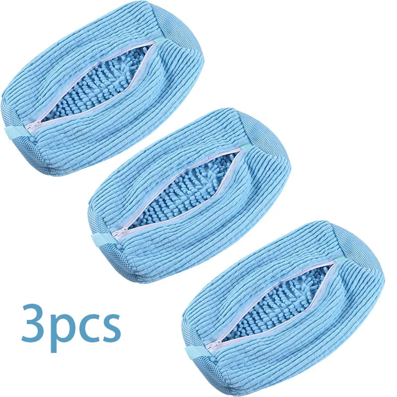 360° Deep Cleaning Shoe Washing Bag – Durable Zippered Mesh Protector for Sneakers, Tennis Shoes & Boots, Available in 1/2/3-Pack Sets