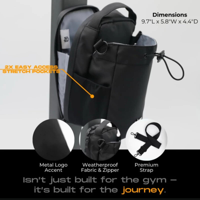 2025 Magnetic Multi functional Bag – Gym, Hiking & Outdoor Sports Holder for Hands-Free Hydration
