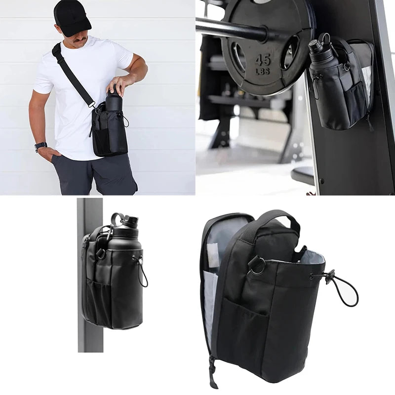 2025 Magnetic Multi functional Bag – Gym, Hiking & Outdoor Sports Holder for Hands-Free Hydration