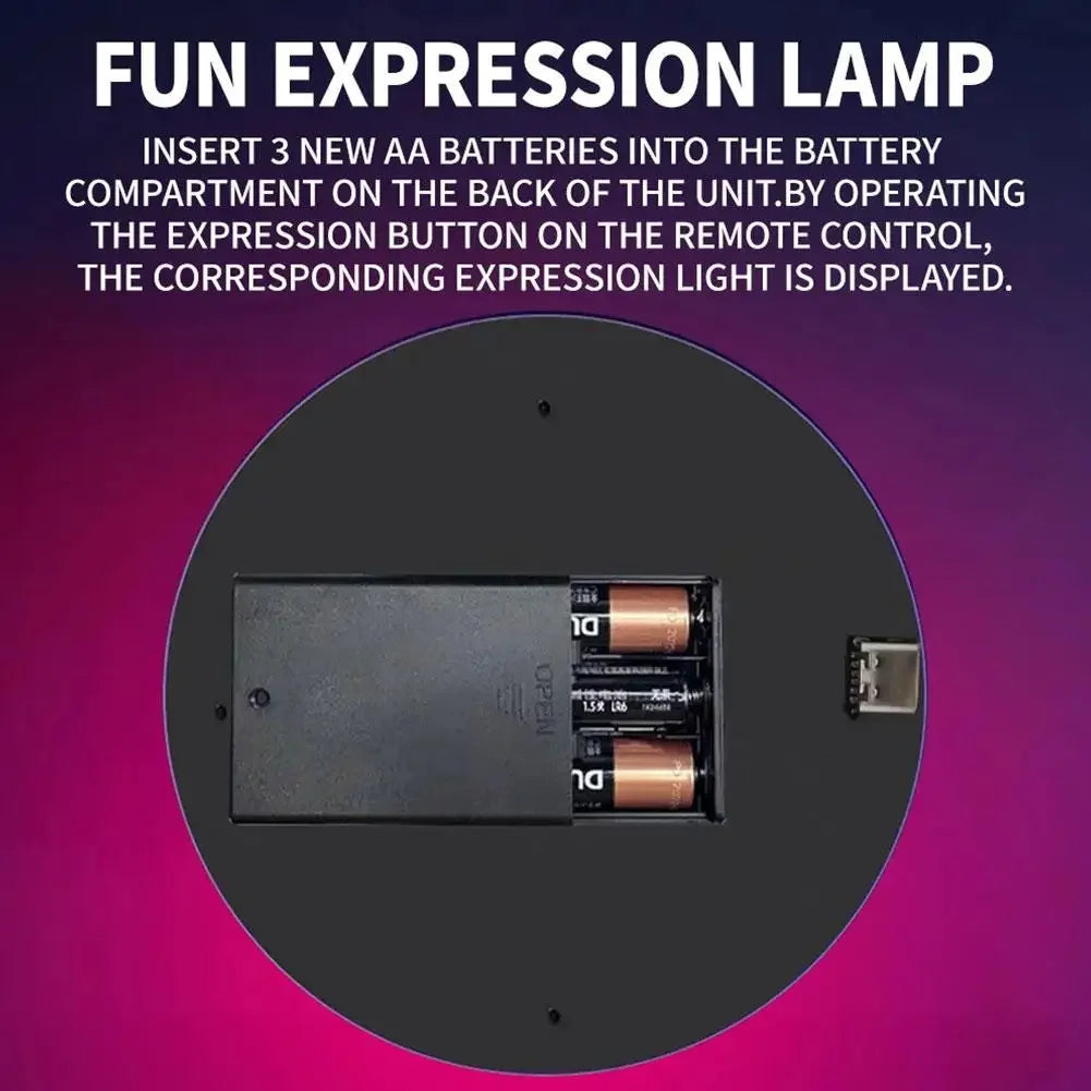 Gesture-Controlled LED Car Warning Lamp – Middle Finger Brake Light Signal for Rear Window Safety & Fun