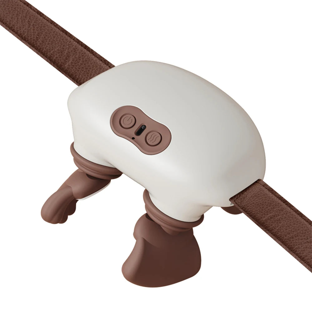 4D Hand-Shaped Wireless Neck & Shoulder Massager with Brushless Motor – Deep Trapezius Relief, Ergonomic Design & Long-Lasting Battery