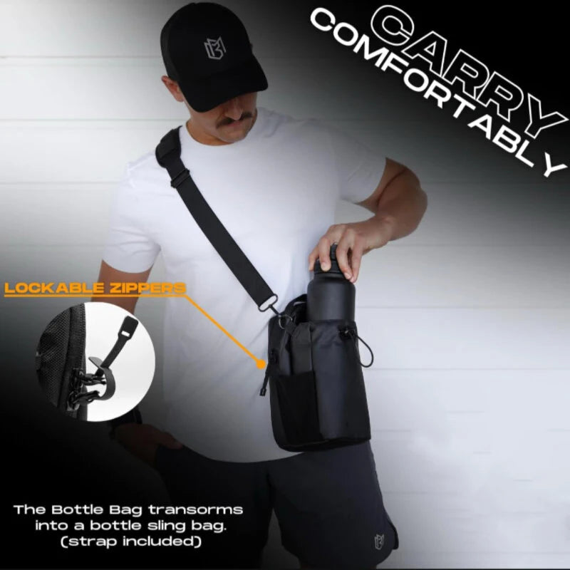 2025 Magnetic Multi functional Bag – Gym, Hiking & Outdoor Sports Holder for Hands-Free Hydration