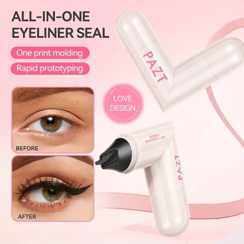 Rotating Eyeliner Stamp Pen – Waterproof, Long-Lasting & One-Touch Precision for Effortless Winged Looks