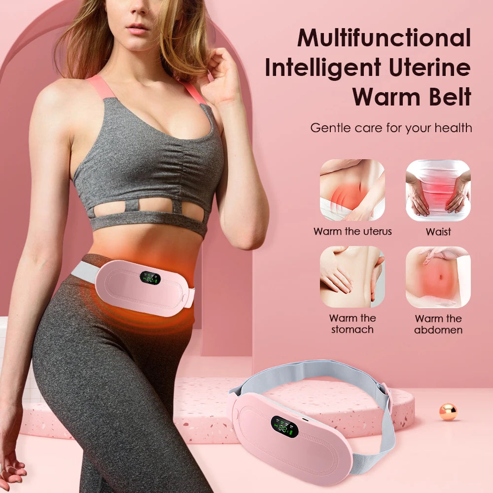 Smart Menstrual Relief Heating Belt – Portable Wearable Heat & Massage Therapy for All-Day Comfort