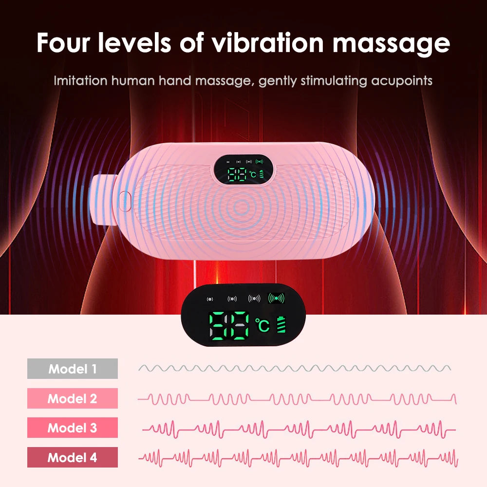 Smart Menstrual Relief Heating Belt – Portable Wearable Heat & Massage Therapy for All-Day Comfort