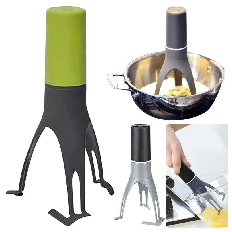 TriBlend Multifunctional Electric Triangle Whisk & Pan Stirrer – Battery-Powered Mixer for Sauces, Soups, and Creams, Dishwasher-Safe, Perfect for Cooking & Baking