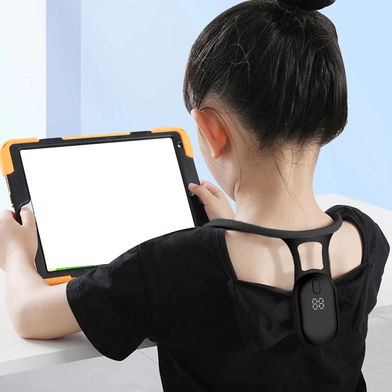 Smart Posture Corrector with Vibrating Reminder for Back & Neck Alignment – Adjustable Ergonomic Support for Adults & Children, Improve Posture & Reduce Slouching