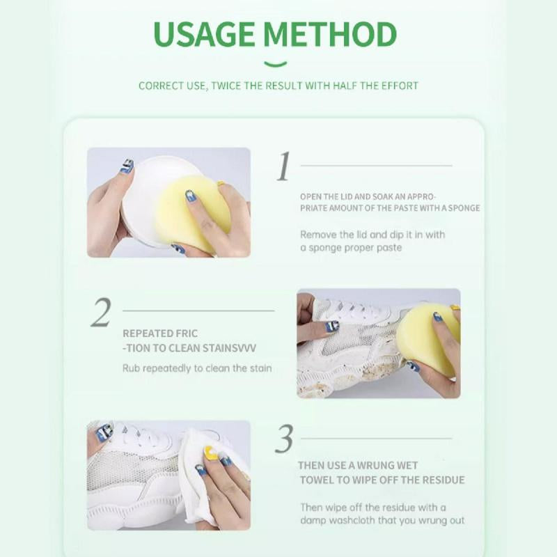 ROZINO Multi-Purpose Shoe & Leather Cleaner Kit – Complete White Shoe Care and Leather Protection Set