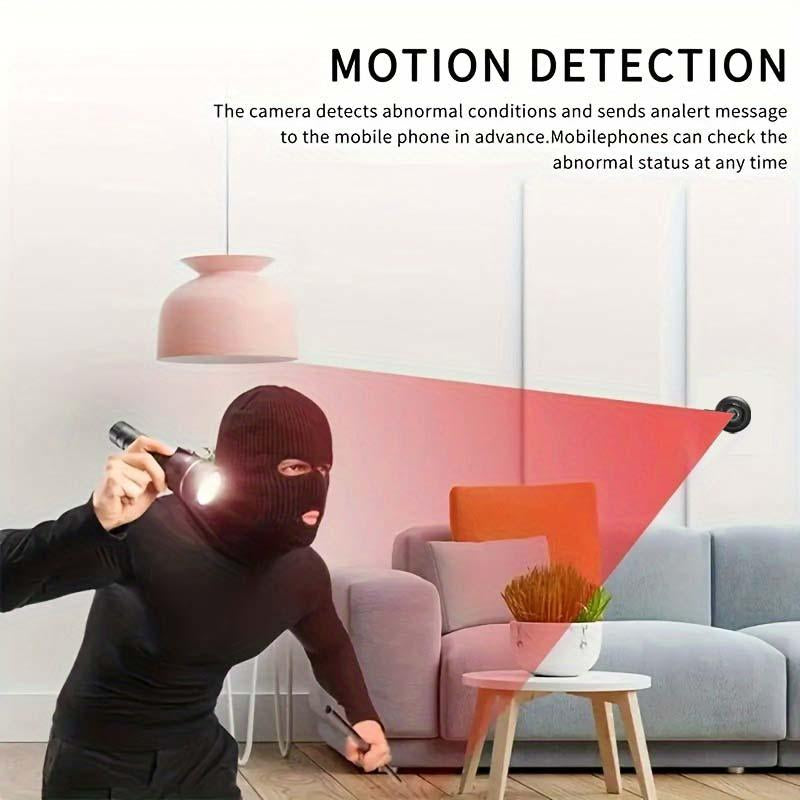 X5 Smart Wireless Indoor Security Camera with 720P HD Video, Voice Control & Anti-Theft Alerts — App-Enabled Home Monitoring