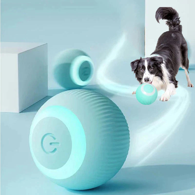Smart Interactive Rolling Puppy Ball Toy – Self-Moving Fun for Small Dogs & Cats | Automatic Chase Game for Pets