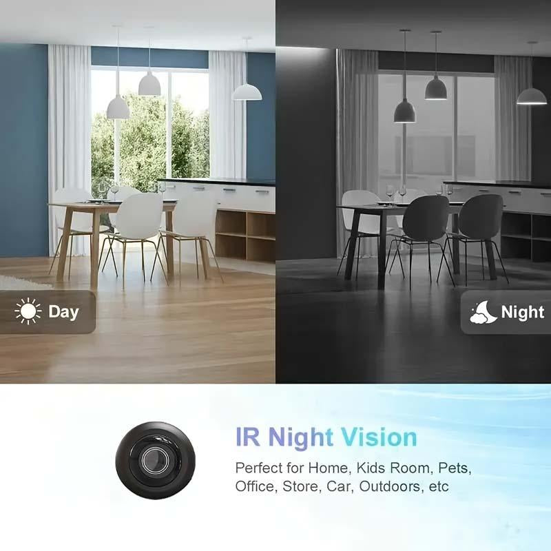X5 Smart Wireless Indoor Security Camera with 720P HD Video, Voice Control & Anti-Theft Alerts — App-Enabled Home Monitoring